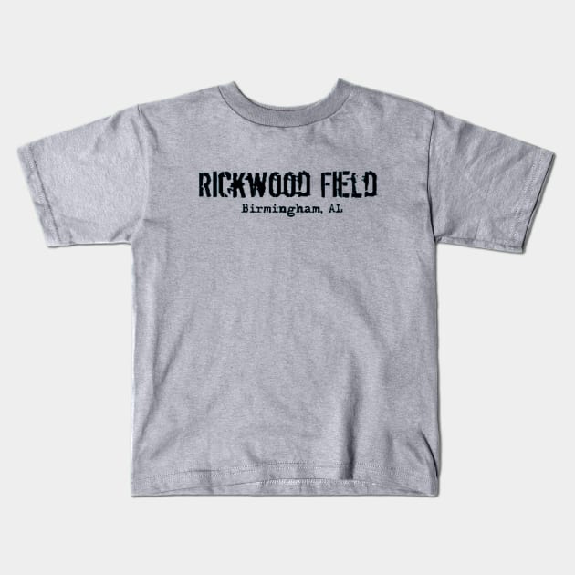 Salute to the Negro Leagues and Rickwood Field in Birmingham, AL Kids T-Shirt by Bleeding Yankee Blue